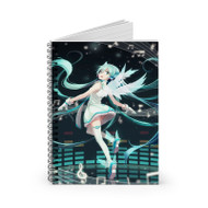 Onyourcases Hatsune Miku Vocaloid 6 Custom Spiral Notebook Ruled Line 118 Pages 59 Sheets 6 x 8 Inch 90 Gsm Paper School Work Business Blocknotes Schedule Diary Notes Journal