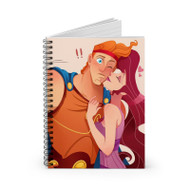 Onyourcases Hercules and Megara Disney Custom Spiral Notebook Ruled Line 118 Pages 59 Sheets 6 x 8 Inch 90 Gsm Paper School Work Business Blocknotes Schedule Diary Notes Journal