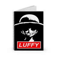 Onyourcases Luffy One Piece Face Custom Spiral Notebook Ruled Line 118 Pages 59 Sheets 6 x 8 Inch 90 Gsm Paper School Work Business Blocknotes Schedule Diary Notes Journal