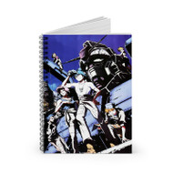 Onyourcases Mobile Suit Gundam The 08th MS Team Product Custom Spiral Notebook Ruled Line 118 Pages 59 Sheets 6 x 8 Inch 90 Gsm Paper School Work Business Blocknotes Schedule Diary Notes Journal