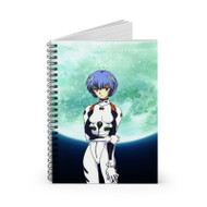 Onyourcases Neon Genesis Evangelion Rei Ayanami Custom Spiral Notebook Ruled Line 118 Pages 59 Sheets 6 x 8 Inch 90 Gsm Paper School Work Business Blocknotes Schedule Diary Notes Journal