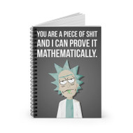 Onyourcases Rick Quotes Rick and Morty Custom Spiral Notebook Ruled Line 118 Pages 59 Sheets 6 x 8 Inch 90 Gsm Paper School Work Business Blocknotes Schedule Diary Notes Journal