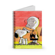 Onyourcases Snoopy and Charlie Brown Custom Spiral Notebook Ruled Line 118 Pages 59 Sheets 6 x 8 Inch 90 Gsm Paper School Work Business Blocknotes Schedule Diary Notes Journal