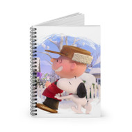 Onyourcases Snoopy and Charlie Brown The Peanuts Movie Custom Spiral Notebook Ruled Line 118 Pages 59 Sheets 6 x 8 Inch 90 Gsm Paper School Work Business Blocknotes Schedule Diary Notes Journal