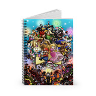 Onyourcases Super Mario Legend of Seven Stars Custom Spiral Notebook Ruled Line 118 Pages 59 Sheets 6 x 8 Inch 90 Gsm Paper School Work Business Blocknotes Schedule Diary Notes Journal