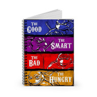 Onyourcases Teenage Mutant Ninja Turtles Characters Custom Spiral Notebook Ruled Line 118 Pages 59 Sheets 6 x 8 Inch 90 Gsm Paper School Work Business Blocknotes Schedule Diary Notes Journal