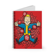 Onyourcases Vault Boy Nuka Cola Custom Spiral Notebook Ruled Line 118 Pages 59 Sheets 6 x 8 Inch 90 Gsm Paper School Work Business Blocknotes Schedule Diary Notes Journal