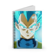 Onyourcases Vegeta Super Saiyan Blu Dragon Ball Super Custom Spiral Notebook Ruled Line 118 Pages 59 Sheets 6 x 8 Inch 90 Gsm Paper School Work Business Blocknotes Schedule Diary Notes Journal