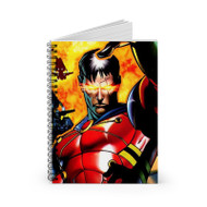 Onyourcases Vulcan Gabriel Summers Marvel Villains Custom Spiral Notebook Ruled Line 118 Pages 59 Sheets 6 x 8 Inch 90 Gsm Paper School Work Business Blocknotes Schedule Diary Notes Journal