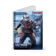 Onyourcases Ant Man Captain America Civil War Custom Spiral Notebook Ruled Line 118 Pages 59 Sheets 6 x 8 Inch 90 Gsm Paper School Work Business Notebook Blocknotes Diary Notes Journal