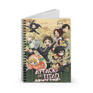 Onyourcases Attack on Titan Junior High Custom Spiral Notebook Ruled Line 118 Pages 59 Sheets 6 x 8 Inch 90 Gsm Paper School Work Business Notebook Blocknotes Diary Notes Journal