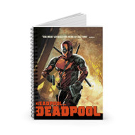 Onyourcases Deadpool in Deadpool Custom Spiral Notebook Ruled Line 118 Pages 59 Sheets 6 x 8 Inch 90 Gsm Paper School Work Business Notebook Blocknotes Diary Notes Journal