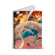 Onyourcases Invisible Woman Marvel Superheroes Custom Spiral Notebook Ruled Line 118 Pages 59 Sheets 6 x 8 Inch 90 Gsm Paper School Work Business Notebook Blocknotes Diary Notes Journal