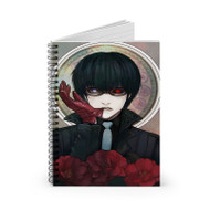 Onyourcases Ken Kaneki Tokyo Ghoul Art Custom Spiral Notebook Ruled Line 118 Pages 59 Sheets 6 x 8 Inch 90 Gsm Paper School Work Business Notebook Blocknotes Diary Notes Journal