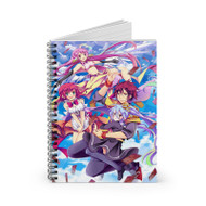 Onyourcases No Game No Life Custom Spiral Notebook Ruled Line 118 Pages 59 Sheets 6 x 8 Inch 90 Gsm Paper School Work Business Notebook Blocknotes Diary Notes Journal