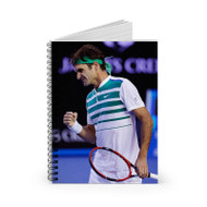 Onyourcases Roger Federer Art Custom Spiral Notebook Ruled Line 118 Pages 59 Sheets 6 x 8 Inch 90 Gsm Paper School Work Business Notebook Blocknotes Diary Notes Journal