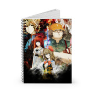 Onyourcases Steins Gate Arts Custom Spiral Notebook Ruled Line 118 Pages 59 Sheets 6 x 8 Inch 90 Gsm Paper School Work Business Notebook Blocknotes Diary Notes Journal