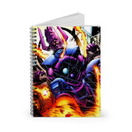 Onyourcases The Coming of Galactus Marvel Comic Custom Spiral Notebook Ruled Line 118 Pages 59 Sheets 6 x 8 Inch 90 Gsm Paper School Work Business Notebook Blocknotes Diary Notes Journal