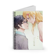 Onyourcases Your Lie in April Shigatsu wa Kimi no Uso Custom Spiral Notebook Ruled Line 118 Pages 59 Sheets 6 x 8 Inch 90 Gsm Paper School Work Business Notebook Blocknotes Diary Notes Journal