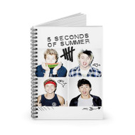 Onyourcases 5 Seconds Of Summer Photo Custom Spiral Notebook Ruled Line 118 Pages 59 Sheets 6 x 8 Inch 90 Gsm Paper School Business Notebook Blocknotes Schedule Diary Notes Journal