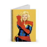 Onyourcases Captain Marvel Comics Custom Spiral Notebook Ruled Line 118 Pages 59 Sheets 6 x 8 Inch 90 Gsm Paper School Business Notebook Blocknotes Schedule Diary Notes Journal