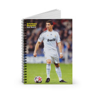 Onyourcases Cristiano Ronaldo Real Madrid New Custom Spiral Notebook Ruled Line 118 Pages 59 Sheets 6 x 8 Inch 90 Gsm Paper School Business Notebook Blocknotes Schedule Diary Notes Journal