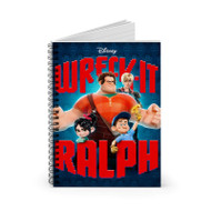 Onyourcases Disney Wreck It Ralph Art Custom Spiral Notebook Ruled Line 118 Pages 59 Sheets 6 x 8 Inch 90 Gsm Paper School Business Notebook Blocknotes Schedule Diary Notes Journal