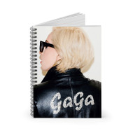 Onyourcases Lady Gaga Gaga Jacket Custom Spiral Notebook Ruled Line 118 Pages 59 Sheets 6 x 8 Inch 90 Gsm Paper School Business Notebook Blocknotes Schedule Diary Notes Journal