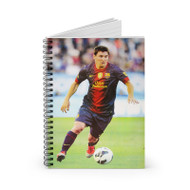 Onyourcases Lionel Messi Barcelona FC New Custom Spiral Notebook Ruled Line 118 Pages 59 Sheets 6 x 8 Inch 90 Gsm Paper School Business Notebook Blocknotes Schedule Diary Notes Journal