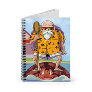 Onyourcases Master Muten Roshi Dragon Ball Z New Custom Spiral Notebook Ruled Line 118 Pages 59 Sheets 6 x 8 Inch 90 Gsm Paper School Business Notebook Blocknotes Schedule Diary Notes Journal