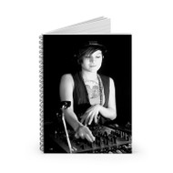 Onyourcases Maya Jane Coles Female DJ Custom Spiral Notebook Ruled Line 118 Pages 59 Sheets 6 x 8 Inch 90 Gsm Paper School Business Notebook Blocknotes Schedule Diary Notes Journal