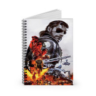 Onyourcases Metal Gear Solid 5 The Phantom Pain Custom Spiral Notebook Ruled Line 118 Pages 59 Sheets 6 x 8 Inch 90 Gsm Paper School Business Notebook Blocknotes Schedule Diary Notes Journal