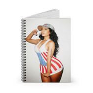 Onyourcases Nicki Minaj Arts Custom Spiral Notebook Ruled Line 118 Pages 59 Sheets 6 x 8 Inch 90 Gsm Paper School Business Notebook Blocknotes Schedule Diary Notes Journal