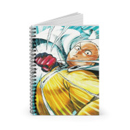 Onyourcases One Punch Man Saitama Art New Custom Spiral Notebook Ruled Line 118 Pages 59 Sheets 6 x 8 Inch 90 Gsm Paper School Business Notebook Blocknotes Schedule Diary Notes Journal