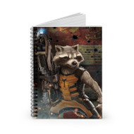 Onyourcases Rocket Racoon from Guardians of The Galaxy Custom Spiral Notebook Ruled Line 118 Pages 59 Sheets 6 x 8 Inch 90 Gsm Paper School Business Notebook Blocknotes Schedule Diary Notes Journal