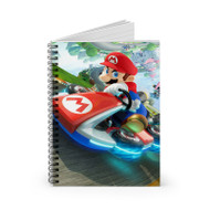 Onyourcases Super Mario Kart Art Custom Spiral Notebook Ruled Line 118 Pages 59 Sheets 6 x 8 Inch 90 Gsm Paper School Business Notebook Blocknotes Schedule Diary Notes Journal