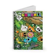 Onyourcases The Amazing World of Gumball Custom Spiral Notebook Ruled Line 118 Pages 59 Sheets 6 x 8 Inch 90 Gsm Paper School Business Notebook Blocknotes Schedule Diary Notes Journal