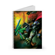 Onyourcases The Legend of Zelda Ocarina of Time Link Battle Custom Spiral Notebook Ruled Line 118 Pages 59 Sheets 6 x 8 Inch 90 Gsm Paper School Business Notebook Blocknotes Schedule Diary Notes Journal