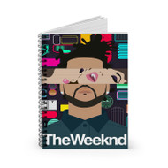 Onyourcases The Weeknd Art Custom Spiral Notebook Ruled Line 118 Pages 59 Sheets 6 x 8 Inch 90 Gsm Paper School Business Notebook Blocknotes Schedule Diary Notes Journal