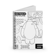 Onyourcases Baymax Schematics Custom Spiral Notebook Ruled Line 118 Pages 59 Sheets 6 x 8 Inch 90 Gsm Paper School Business Work Notebook Blocknotes Schedule Diary Notes Journal