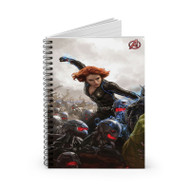 Onyourcases Black Widow Avengers Age of Ultron Custom Spiral Notebook Ruled Line 118 Pages 59 Sheets 6 x 8 Inch 90 Gsm Paper School Business Work Notebook Blocknotes Schedule Diary Notes Journal