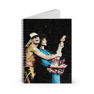 Onyourcases David Lee Roth and Eddie Van Halen Custom Spiral Notebook Ruled Line 118 Pages 59 Sheets 6 x 8 Inch 90 Gsm Paper School Business Work Notebook Blocknotes Schedule Diary Notes Journal