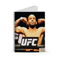 Onyourcases Demetrious Johnson Custom Spiral Notebook Ruled Line 118 Pages 59 Sheets 6 x 8 Inch 90 Gsm Paper School Business Work Notebook Blocknotes Schedule Diary Notes Journal