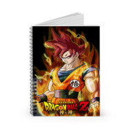 Onyourcases Goku Super Saiyan Battle Of Gods Custom Spiral Notebook Ruled Line 118 Pages 59 Sheets 6 x 8 Inch 90 Gsm Paper School Business Work Notebook Blocknotes Schedule Diary Notes Journal