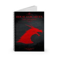 Onyourcases House Targayen Game Of Thrones Custom Spiral Notebook Ruled Line 118 Pages 59 Sheets 6 x 8 Inch 90 Gsm Paper School Business Work Notebook Blocknotes Schedule Diary Notes Journal