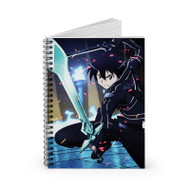 Onyourcases Kirito Sword Art Online Art Custom Spiral Notebook Ruled Line 118 Pages 59 Sheets 6 x 8 Inch 90 Gsm Paper School Business Work Notebook Blocknotes Schedule Diary Notes Journal