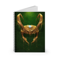 Onyourcases Loki Helmet Custom Spiral Notebook Ruled Line 118 Pages 59 Sheets 6 x 8 Inch 90 Gsm Paper School Business Work Notebook Blocknotes Schedule Diary Notes Journal