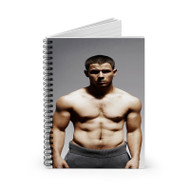 Onyourcases Nick Jonas Shirtless Custom Spiral Notebook Ruled Line 118 Pages 59 Sheets 6 x 8 Inch 90 Gsm Paper School Business Work Notebook Blocknotes Schedule Diary Notes Journal