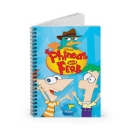 Onyourcases Phineas and Ferb Best Custom Spiral Notebook Ruled Line 118 Pages 59 Sheets 6 x 8 Inch 90 Gsm Paper School Business Work Notebook Blocknotes Schedule Diary Notes Journal