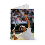 Onyourcases Roger Federer Best Custom Spiral Notebook Ruled Line 118 Pages 59 Sheets 6 x 8 Inch 90 Gsm Paper School Business Work Notebook Blocknotes Schedule Diary Notes Journal